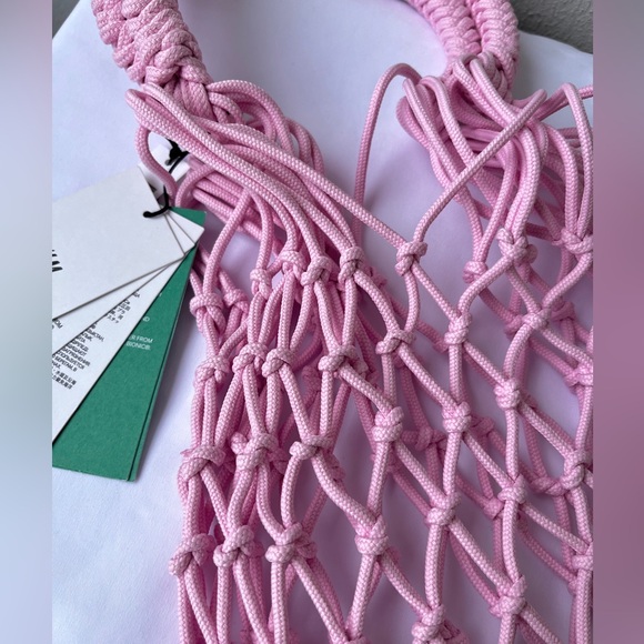 * H&M | NWT *Limited Edition* Pink Net Bag - Picture 8 of 13